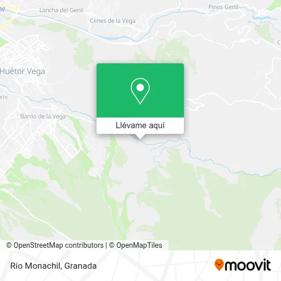 Mapa Río Monachil