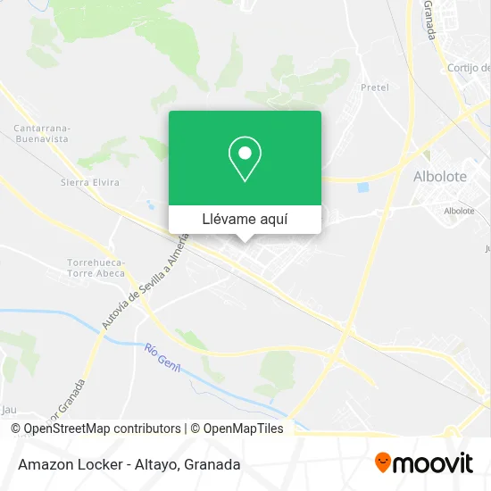 Mapa Amazon Locker - Altayo