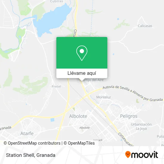 Mapa Station Shell
