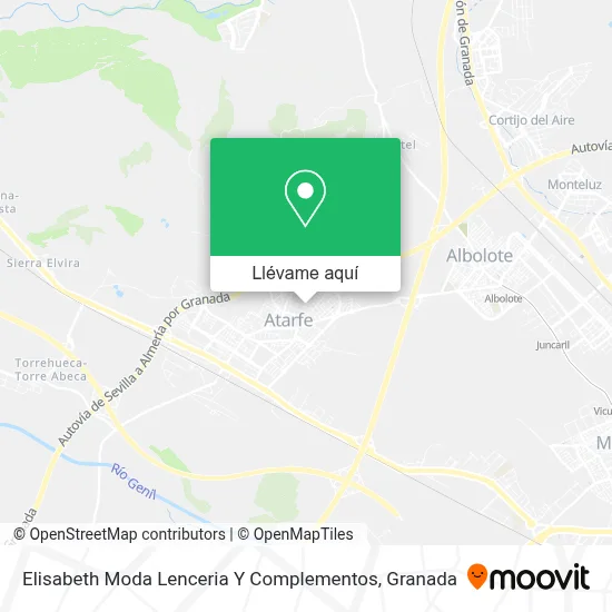 Mapa Elisabeth Moda Lenceria Y Complementos