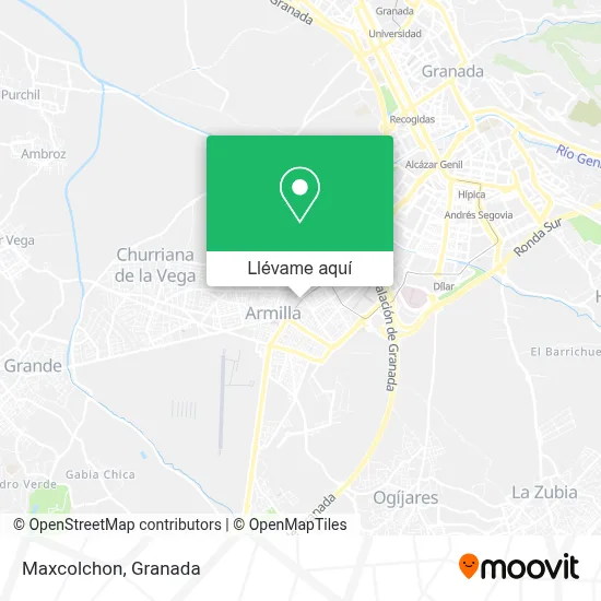 Mapa Maxcolchon