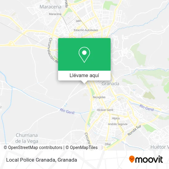 Mapa Local Police Granada