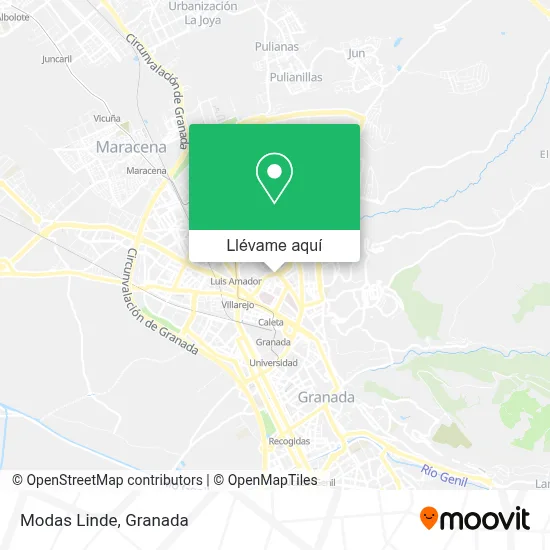 Mapa Modas Linde