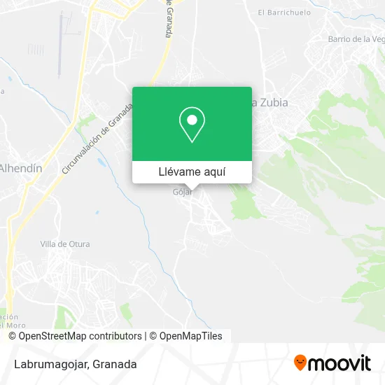 Mapa Labrumagojar