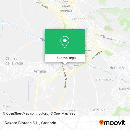Mapa Rekom Biotech S.L.