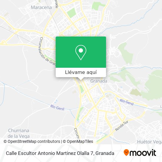 Mapa Calle Escultor Antonio Martinez Olalla 7
