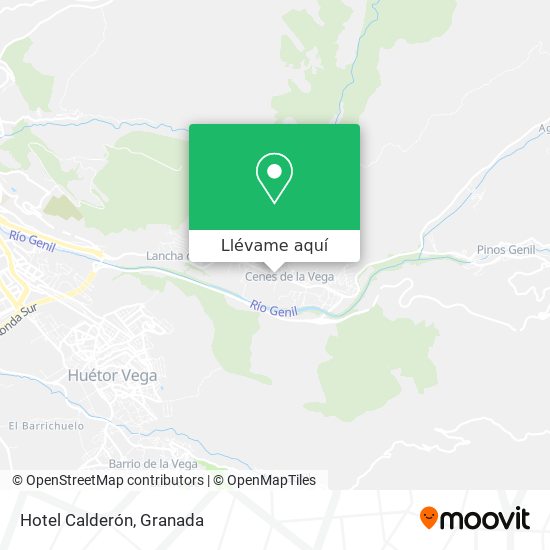 Mapa Hotel Calderón
