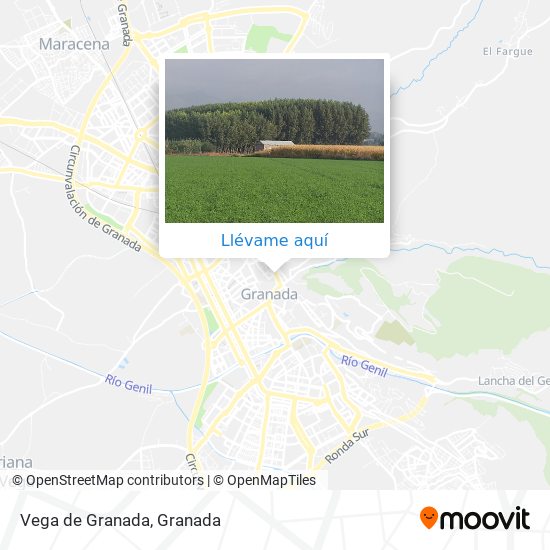 Mapa Vega de Granada