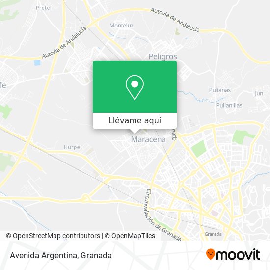 Mapa Avenida Argentina