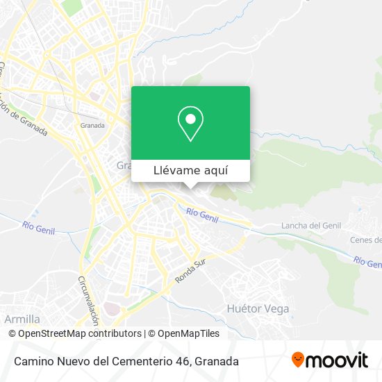 Mapa Camino Nuevo del Cementerio 46