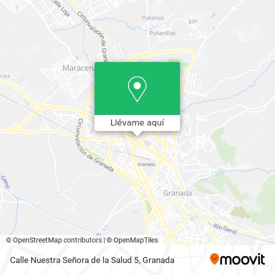 Mapa Calle Nuestra Señora de la Salud 5
