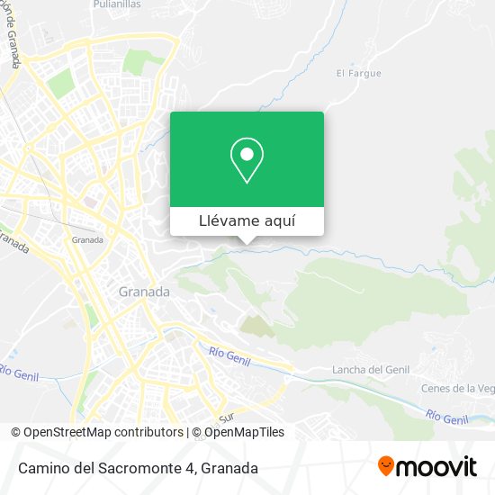 Mapa Camino del Sacromonte 4