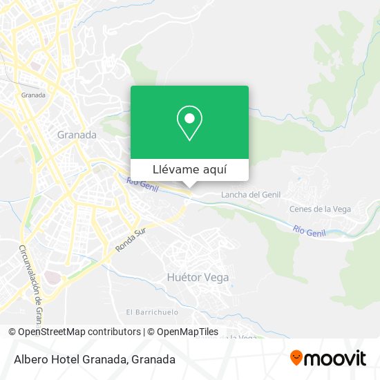 Mapa Albero Hotel Granada