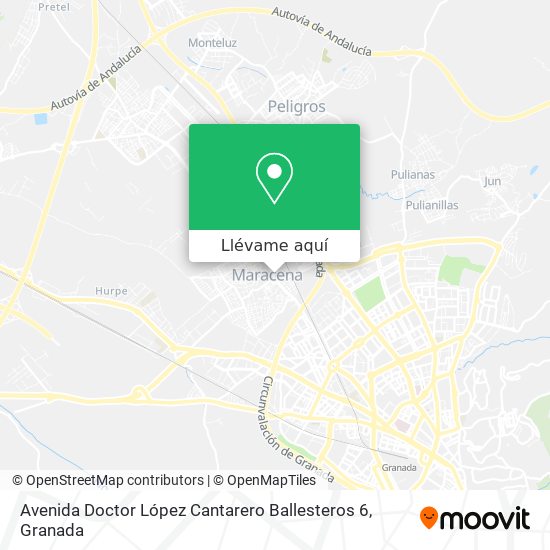 Mapa Avenida Doctor López Cantarero Ballesteros 6