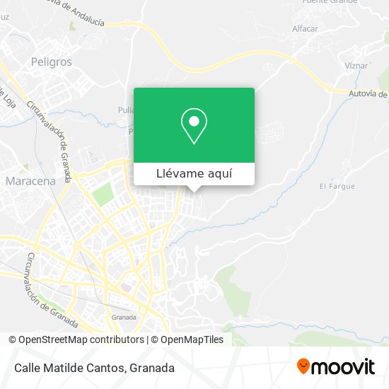 Mapa Calle Matilde Cantos