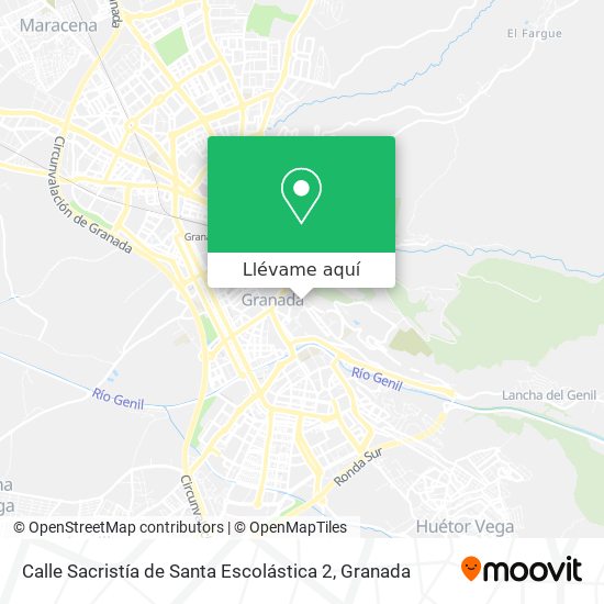 Mapa Calle Sacristía de Santa Escolástica 2