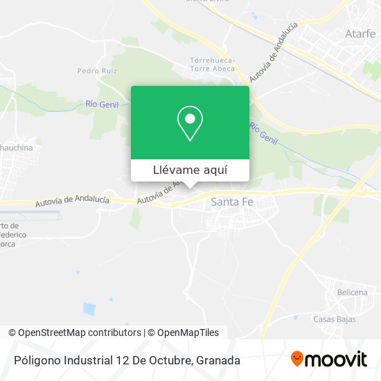 Mapa Póligono Industrial 12 De Octubre