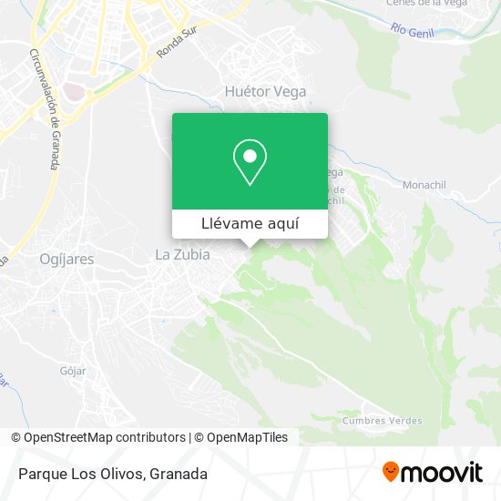 Mapa Parque Los Olivos