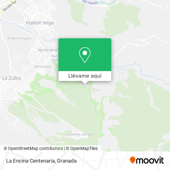Mapa La Encina Centenaria