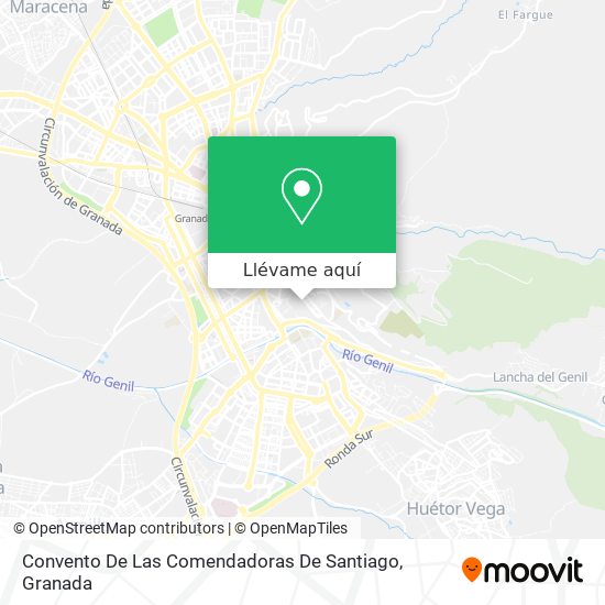 Mapa Convento De Las Comendadoras De Santiago