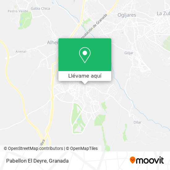 Mapa Pabellon El Deyre