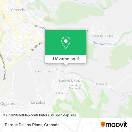 Mapa Parque De Los Pinos