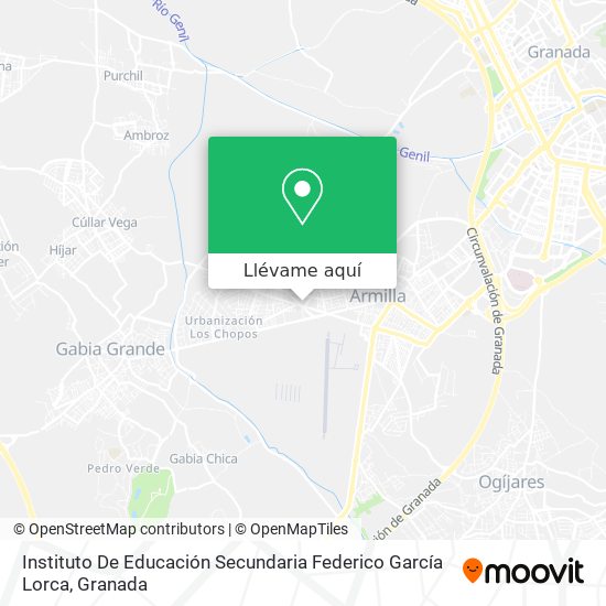 Mapa Instituto De Educación Secundaria Federico García Lorca