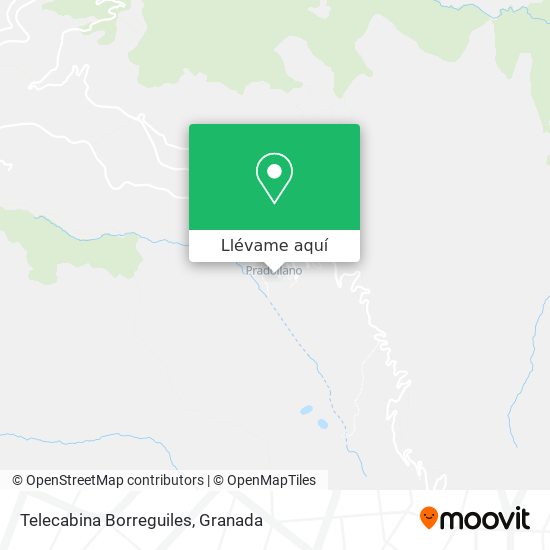 Mapa Telecabina Borreguiles