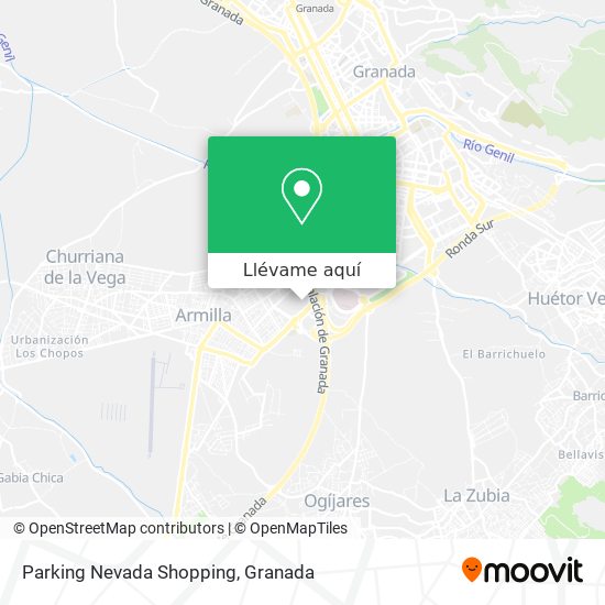 Mapa Parking Nevada Shopping