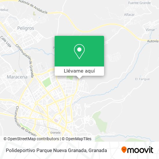 Mapa Polideportivo Parque Nueva Granada