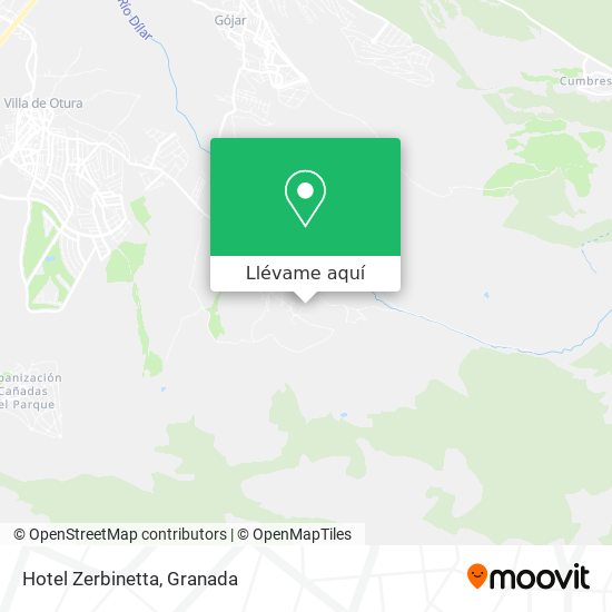 Mapa Hotel Zerbinetta