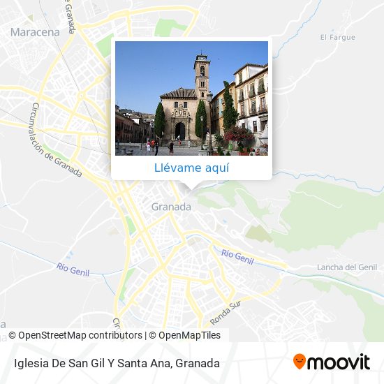Mapa Iglesia De San Gil Y Santa Ana
