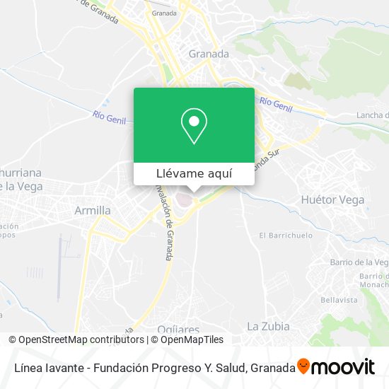 Mapa Línea Iavante - Fundación Progreso Y. Salud
