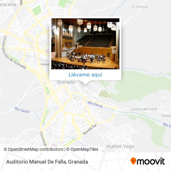 Mapa Auditorio Manuel De Falla