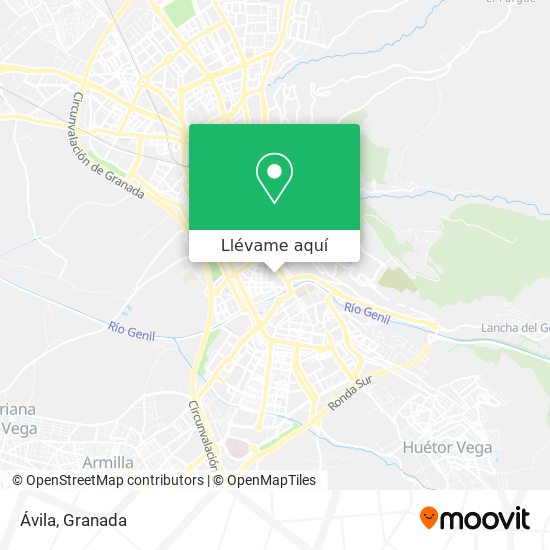 Mapa Ávila