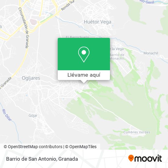 Mapa Barrio de San Antonio