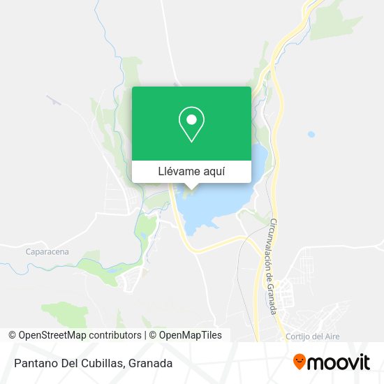 Mapa Pantano Del Cubillas