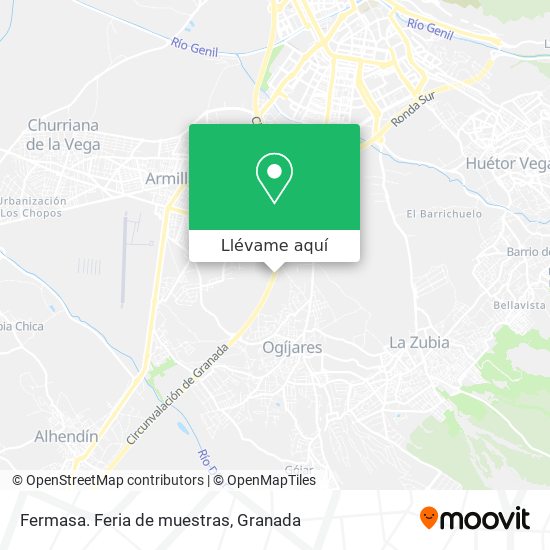 Mapa Fermasa. Feria de muestras