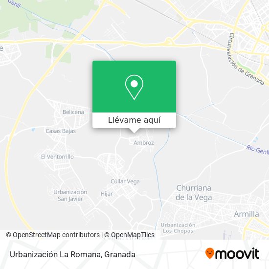 Mapa Urbanización La Romana