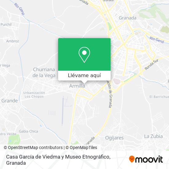 Mapa Casa García de Viedma y Museo Etnográfico