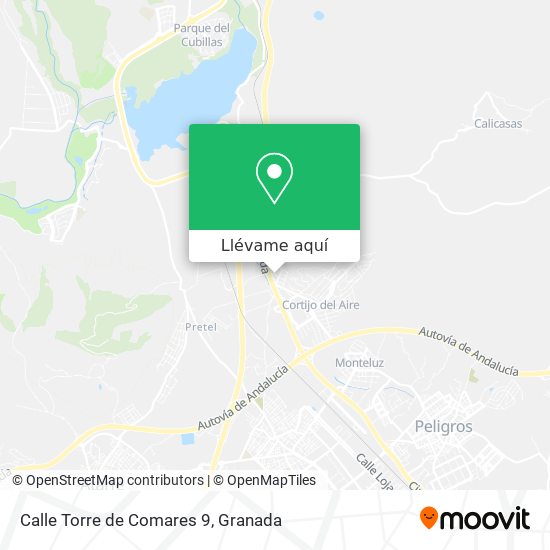 Mapa Calle Torre de Comares 9