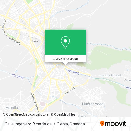 Mapa Calle Ingeniero Ricardo de la Cierva