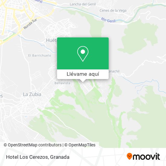 Mapa Hotel Los Cerezos