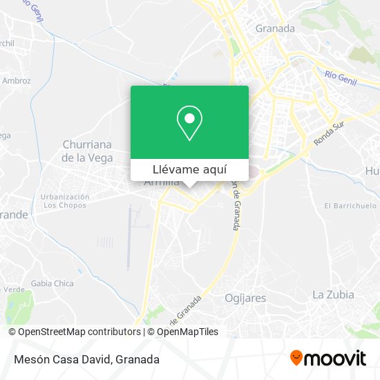 Mapa Mesón Casa David