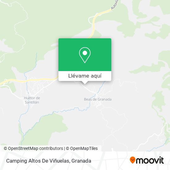 Mapa Camping Altos De Viñuelas
