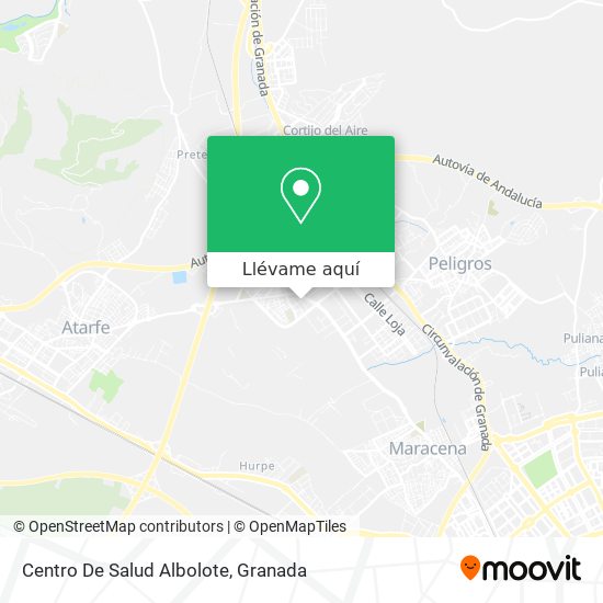 Mapa Centro De Salud Albolote