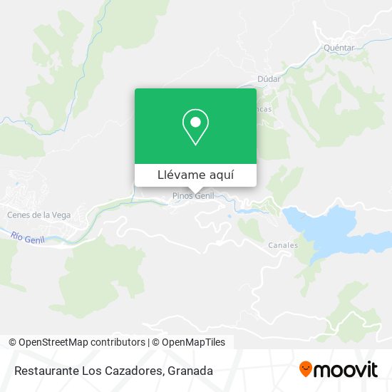 Mapa Restaurante Los Cazadores