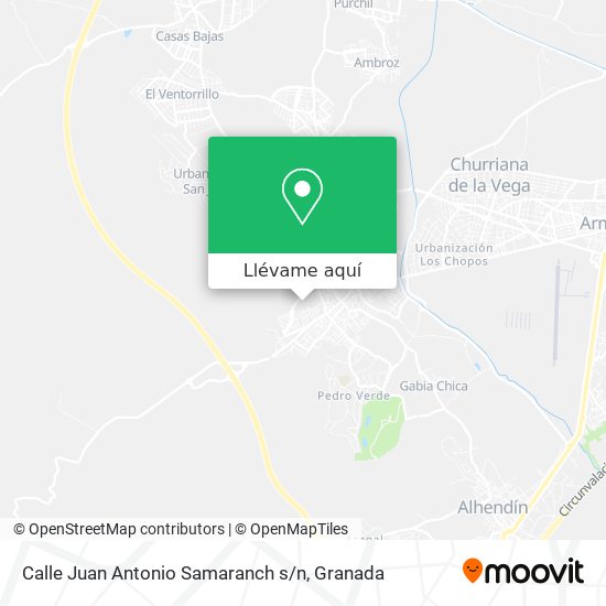 Mapa Calle Juan Antonio Samaranch s / n