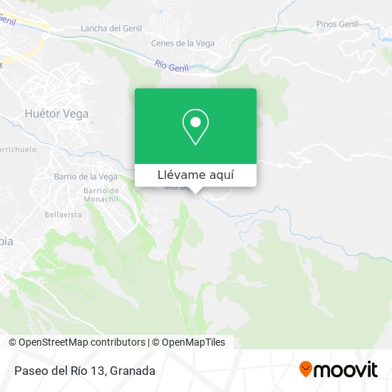 Mapa Paseo del Río 13