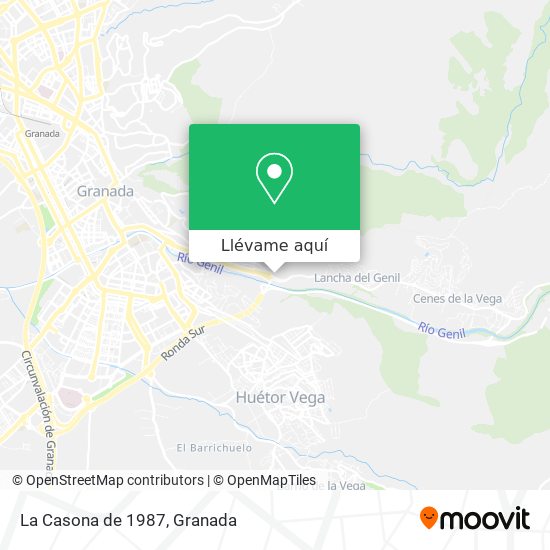 Mapa La Casona de 1987
